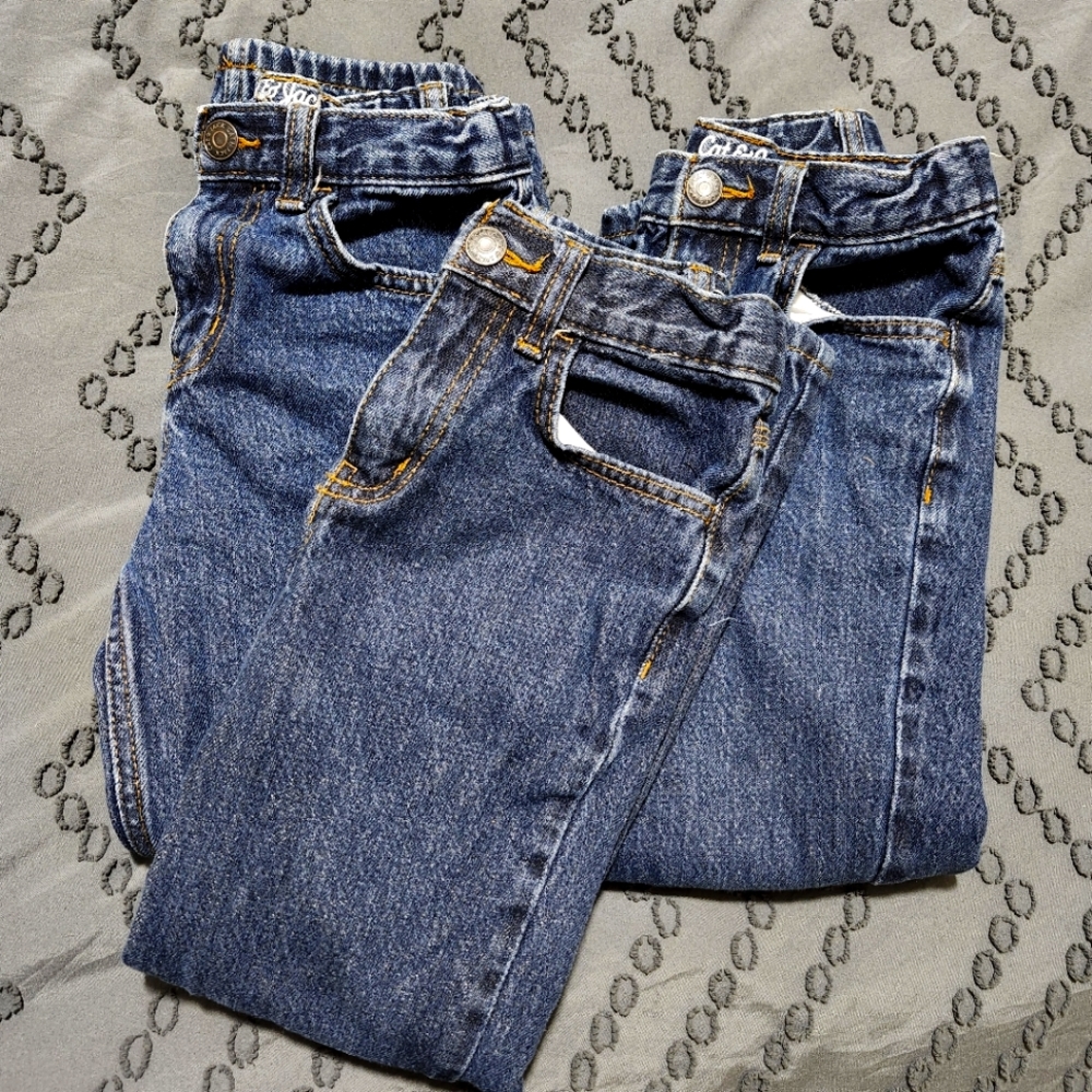 3 pair of boys jeans.